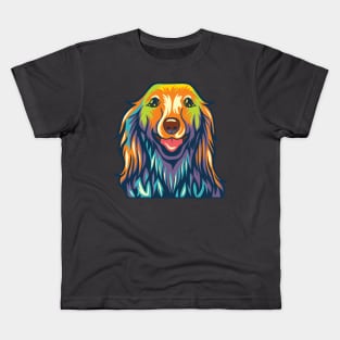 Long Hair Dach Kids T-Shirt